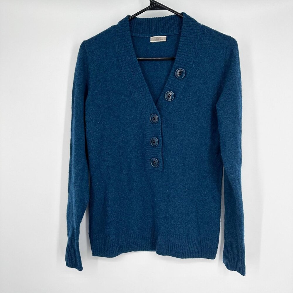 J.Crew Long sleeve Teal 100% Cashmere